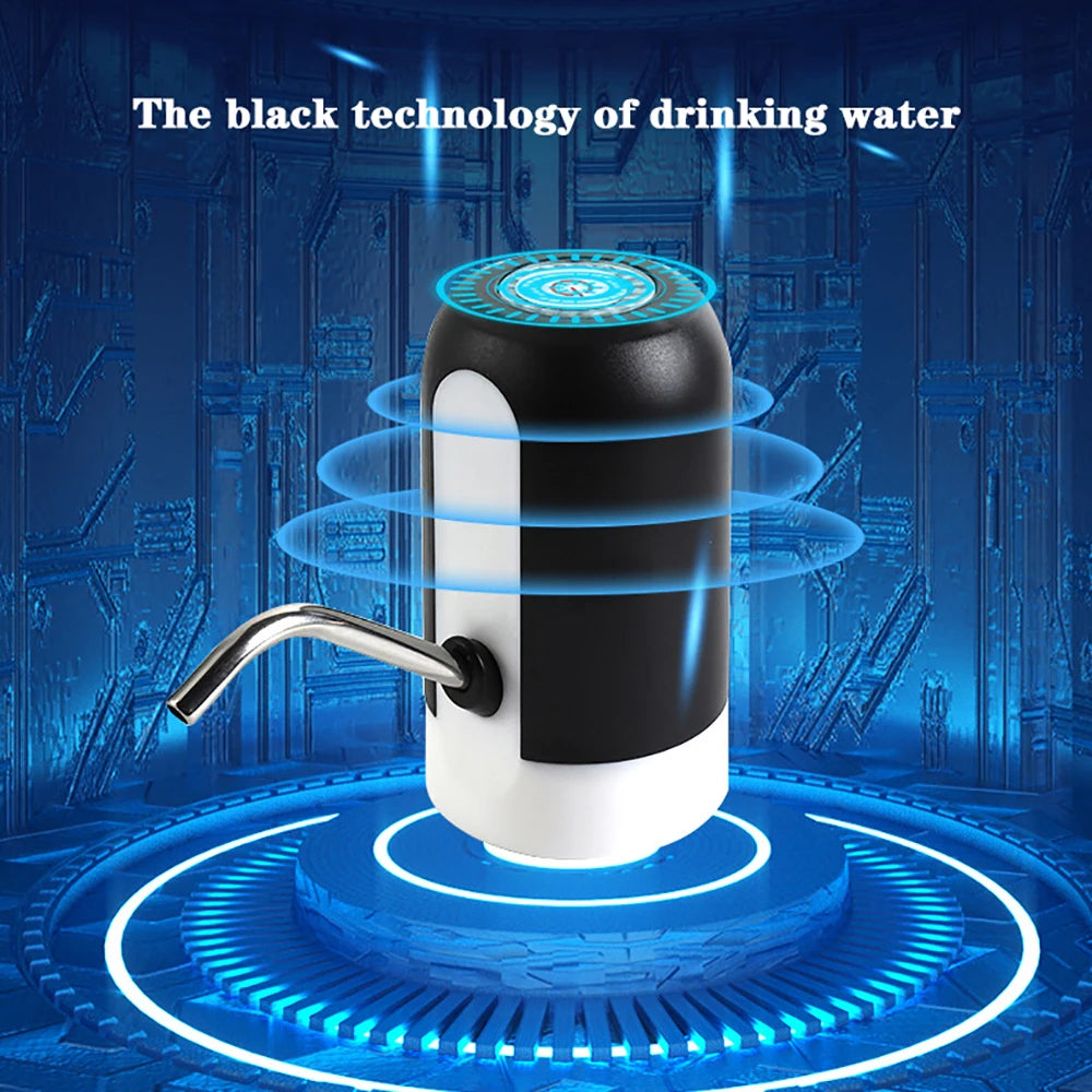 Water Bottle Pump USB Charging Automatic Electric Water Dispenser Pump Bottle Water Pump Auto Switch Drinking Dispenser - Chic Cart