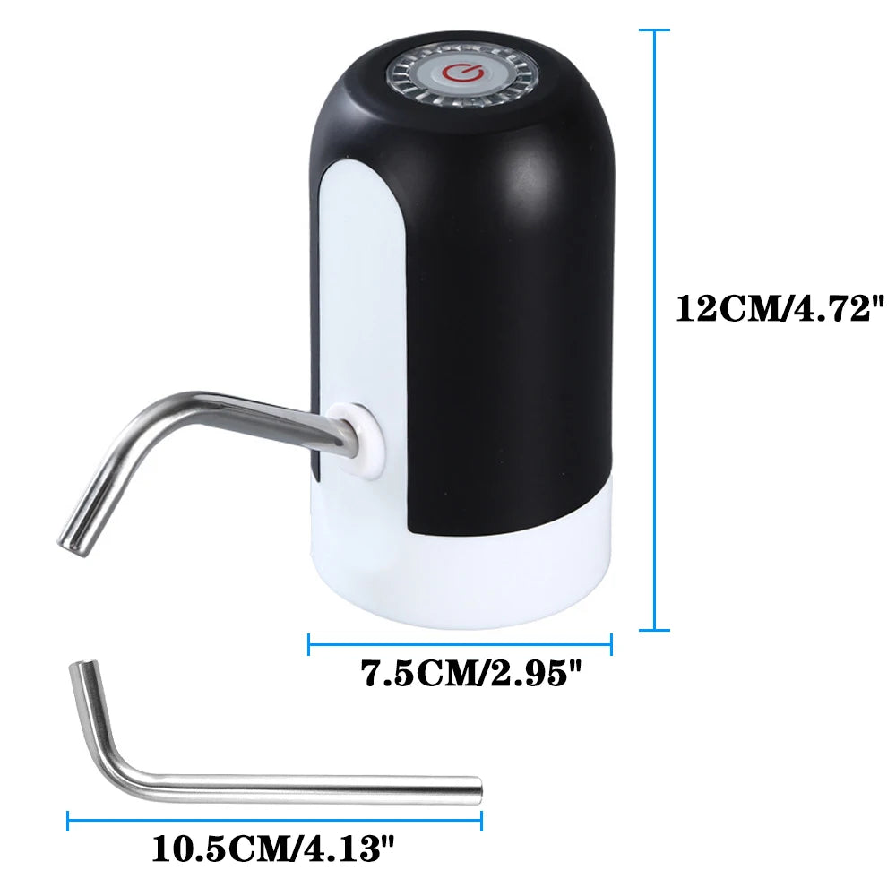 Water Bottle Pump USB Charging Automatic Electric Water Dispenser Pump Bottle Water Pump Auto Switch Drinking Dispenser - Chic Cart