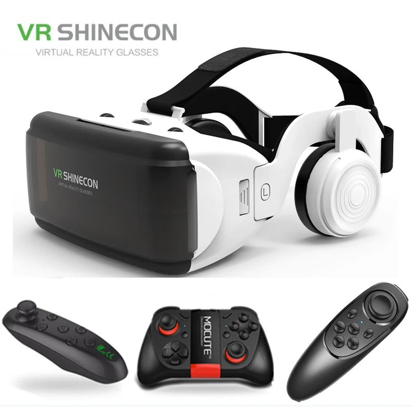 Virtual reality 3D VR glasses Shinecon Pro VR glasses Google Cardboard headset virtual glasses for smartphone ios Android - Chic Cart