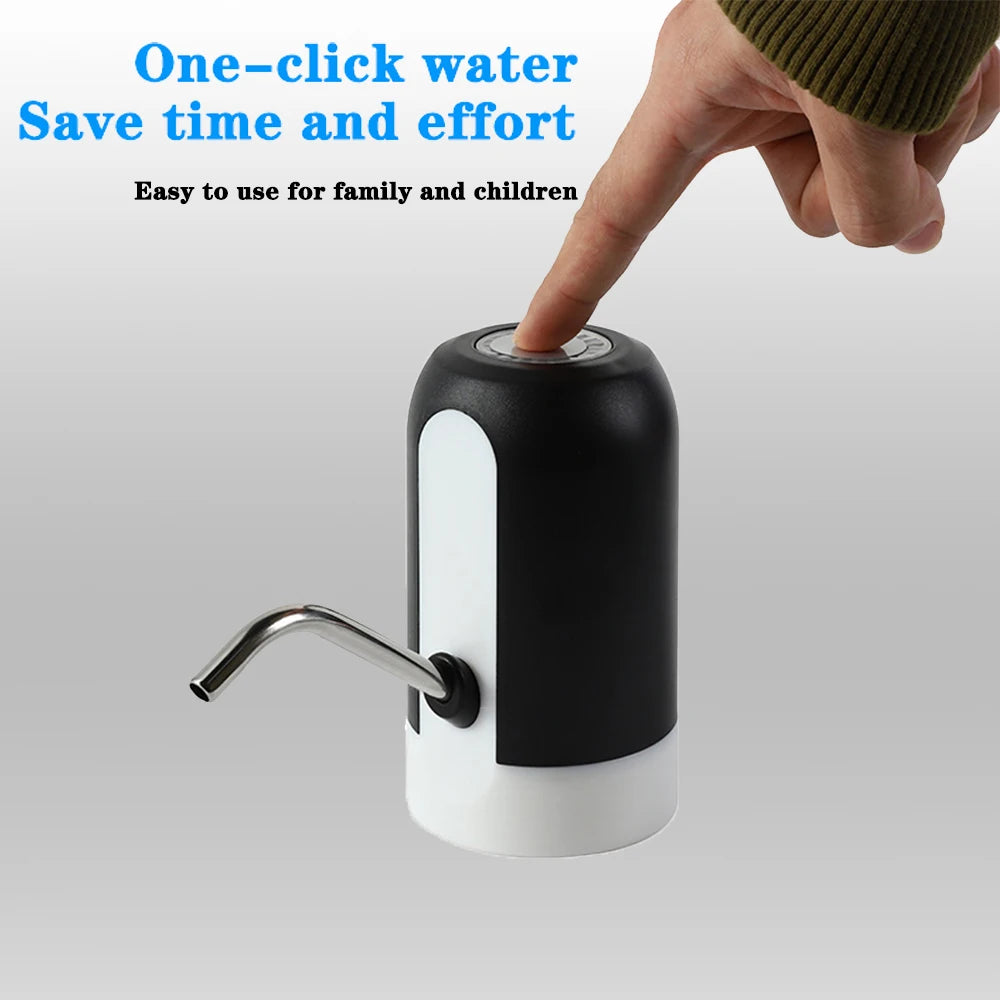 Water Bottle Pump USB Charging Automatic Electric Water Dispenser Pump Bottle Water Pump Auto Switch Drinking Dispenser - Chic Cart