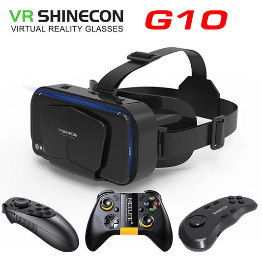 New Original VR Shinecon SC-G10 Standard Edition Game Virtual Reality  Light Glasses Helmets Optional Controller - Chic Cart