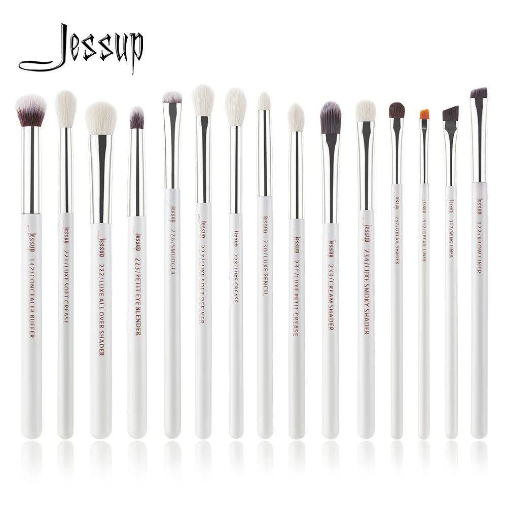 Jessup Professional Makeup Brushes Set 15pcs Make up Brush Pearl White/Silver Tools kit Eye Liner Shader natural-synthetic hair Chic Cart Online Shopping Affordable Prices Gaming Monitors Australia Graphic Cards for Sale Clothing and Shoes OnlineKitchen Accessories StorePet Supplies AustraliaPhone Accessories OnlineElectric ScootersVR Headsets for GamingWatches Online StoreSecure PaymentsInternational ShippingAustralian Online StoreShop Electronics and Fashion