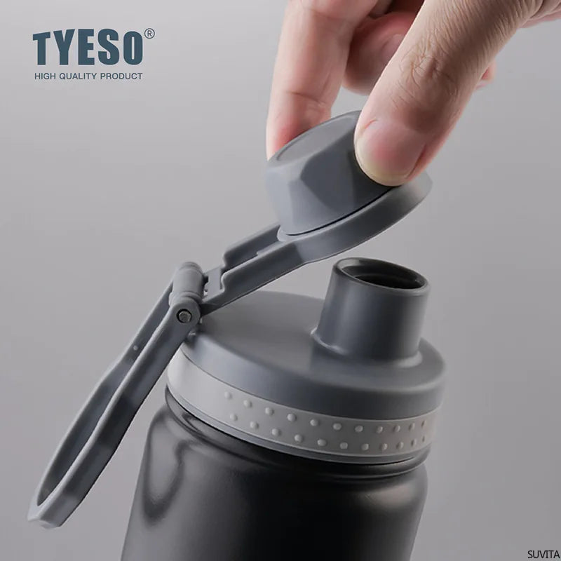 TYESO 530/750ML Vacuum Flasks Stainless Steel Thermos Water Bottle Tumbler Drinkware Keep Cold and Hot Thermal Coffee Mug - Chic Cart