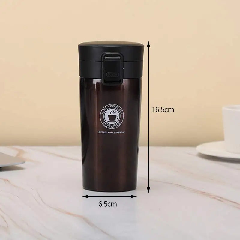 500/350ML Tumbler Thermos Cup Coffee Mug Car Insulated Water Bottle Travel 304 Stainless Steel Vacuum Flasks Drinking Kettle - Chic Cart