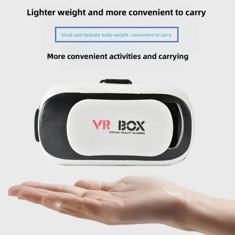 3D VR Glasses Headset Head-Mounted Adjustable VR For 4.7-6.1 Inches Android Smart Phones Virtual Reality Movie Game Helmet - Chic Cart