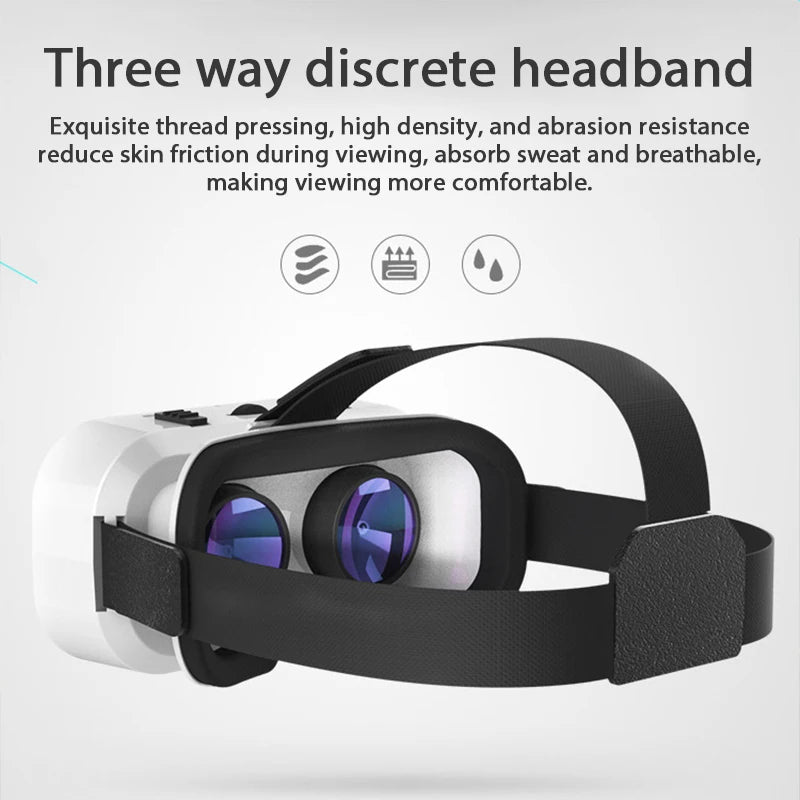 G05 3D VR SHINECON Glasses Headset Headmounted Virtual Reality Adjustable VR Glasses for 4.7-6.3inches Android Smart Phones - Chic Cart