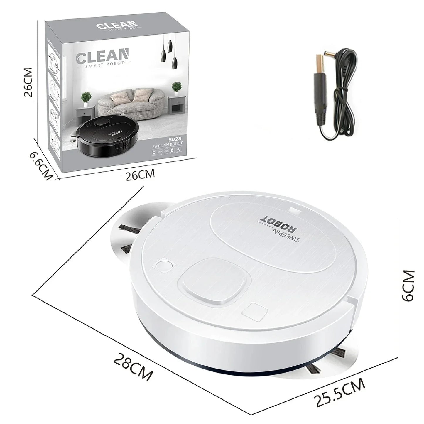 Xiaomi Smart Wireless Sweeping Robot Ultra-quiet Remote Control  Vacuum Floor Cleaner Carpet Mopping Machine For Home Office Use - Chic Cart