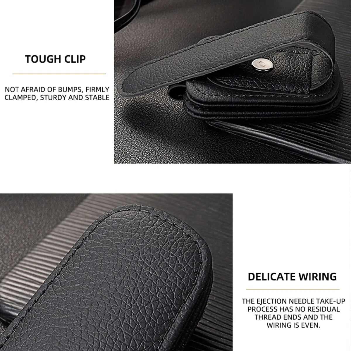 1pcs Universal Car Eyeglass Clip Sun Visor Glasses Holder Card Ticket Sunglasses Storage Holder Fastener Auto Interior Organize