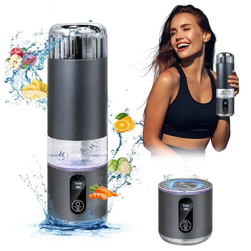 New Generation Portable H2 Life Rich High Ppb Ion Hydrogen Water Bottle 2025 With Pem Spe Technology - Chic Cart