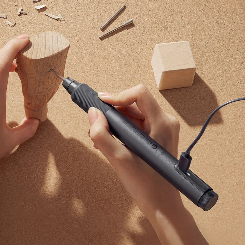 XIAOMI MIJIA Mini Drill Handheld Electric Engraving Pen Rotary Carving Tool Kit for Polishing Grinding Machine 2cm Slim 22000r/m