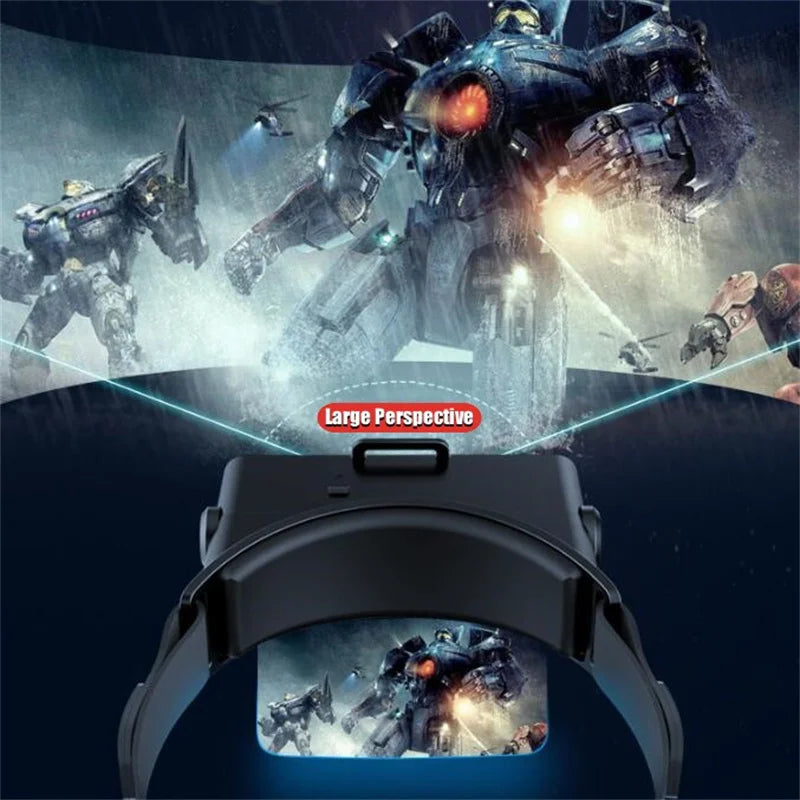 AR-X VR Glasses Virtual Reality 3D Glasses HD IMAX Game Cardboard VR Headset For 4.7-6.3" Smartphone Foldable Enhanced VR Helmet - Chic Cart