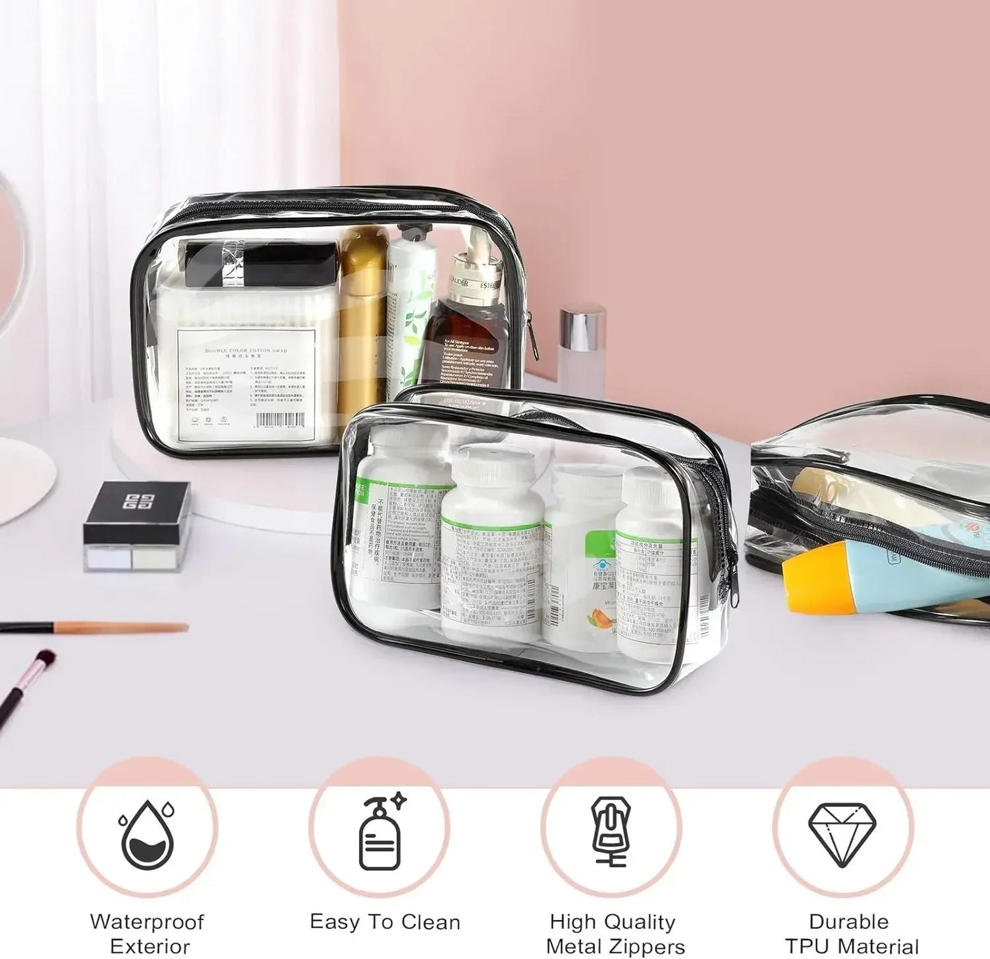 Simple Transparent Cosmetic Bag PVC Waterproof Clear Makeup Storage Case Travel Make Up Organizer Pouch Bath Toiletry Wash Bag Chic Cart Online Shopping Affordable Prices Gaming Monitors Australia Graphic Cards for Sale Clothing and Shoes OnlineKitchen Accessories StorePet Supplies AustraliaPhone Accessories OnlineElectric ScootersVR Headsets for GamingWatches Online StoreSecure PaymentsInternational ShippingAustralian Online StoreShop Electronics and Fashion