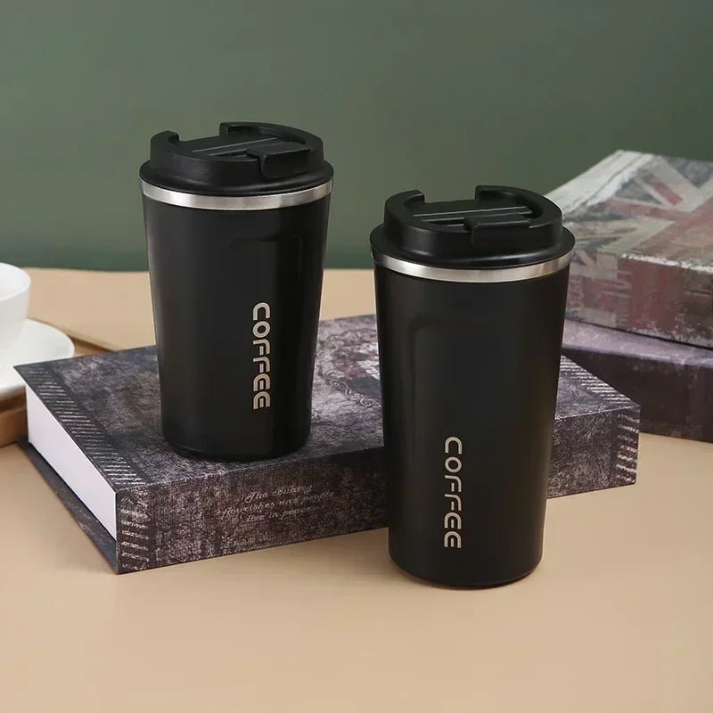 380/510ML Stainless Steel Thermal Mug Thermo for Coffee Water Bottle Leakproof Travel Drinkware Travel Thermal Mug - Chic Cart