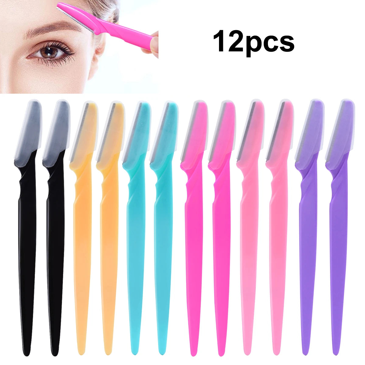 12 Pcs Safe Eyebrow Razor Women Face And Body Trimmer Hair Shaver Eye Brow Remover With Cover Small Makeup Tools Set Chic Cart Online Shopping Affordable Prices Gaming Monitors Australia Graphic Cards for Sale Clothing and Shoes OnlineKitchen Accessories StorePet Supplies AustraliaPhone Accessories OnlineElectric ScootersVR Headsets for GamingWatches Online StoreSecure PaymentsInternational ShippingAustralian Online StoreShop Electronics and Fashion