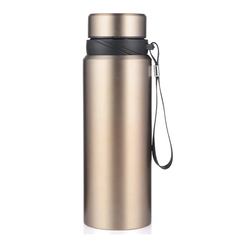 1L Thermal Water Bottle Keep Cold and Hot Water Bottle Thermos for Water Tea Coffee Vacuum Flasks Stainless Steel Thermos Bottle - Chic Cart