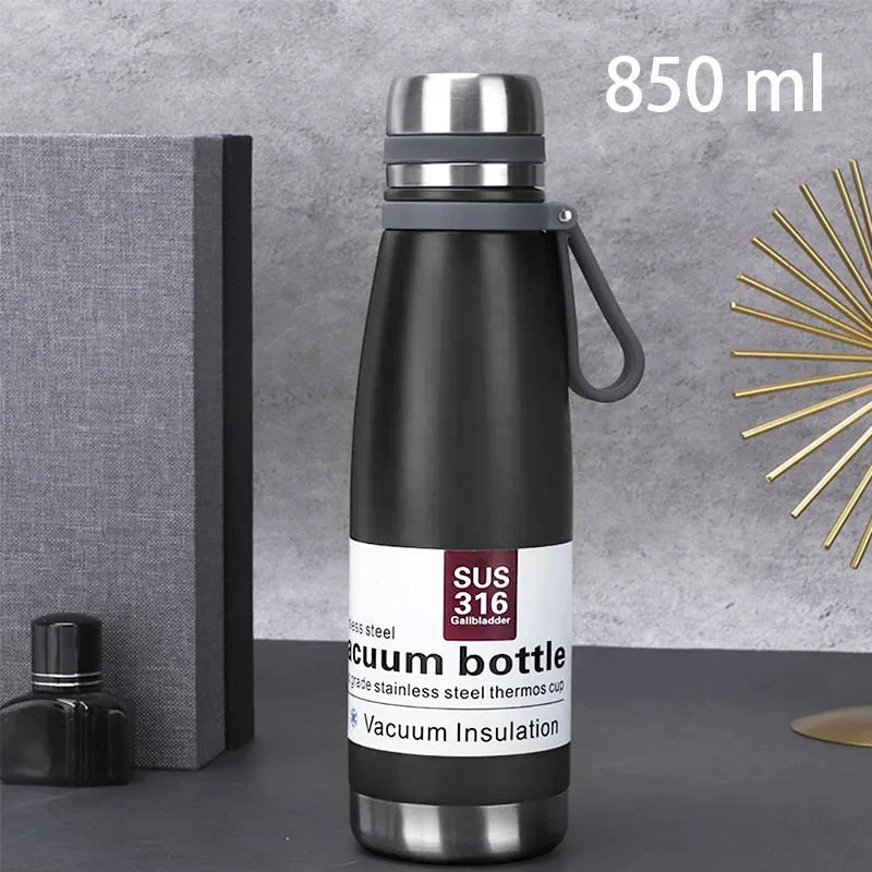 Stainless Steel Thermos Bottle Vacuum Large Capacity Flasks Water Bottle Insulated Water Outdoor Travel Bottle Cup Keeping Warm - Chic Cart