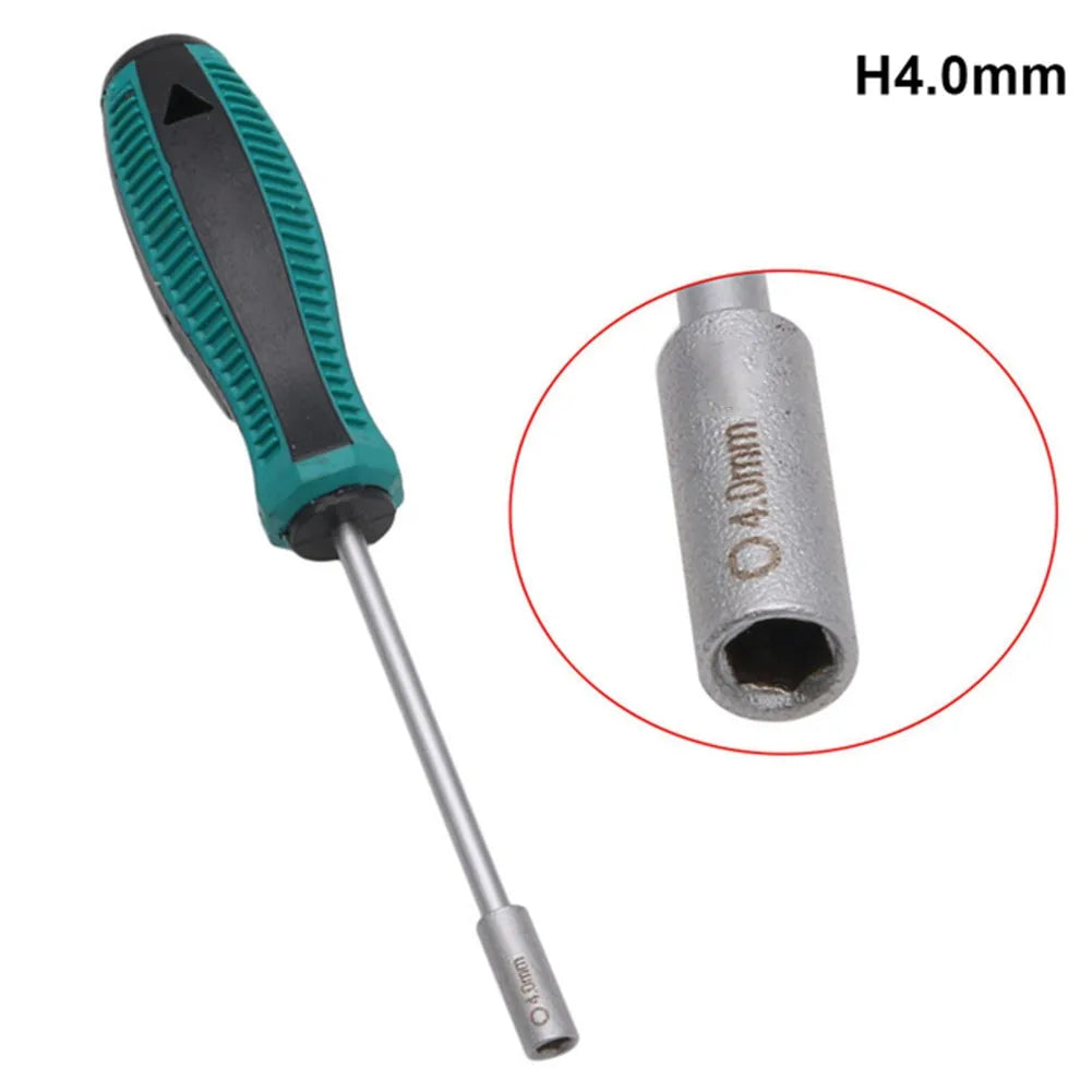 Screwdriver Hex Socket 3/3.5/4/4.5/5/5.5/6mm Wrench Socket Hexagonal Nuts Driver For Car Auto Repairing Manual Tools Accessories