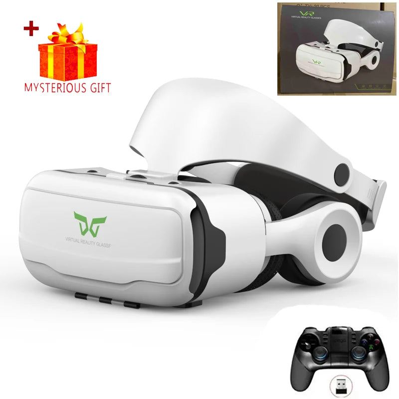 Shinecon VR Glasses Headset 3D Virtual Reality Device Helmet Viar Goggle Lenses For Smartphone Smart Cell Phone Realidade Viewer - Chic Cart