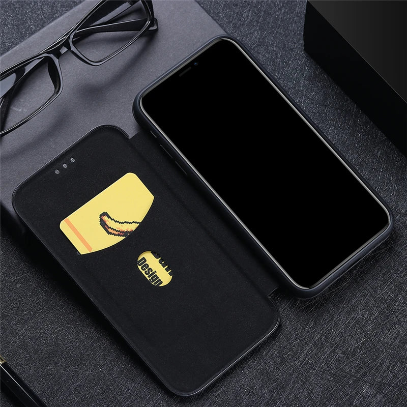 POCO X6 PRO 5G X5 F5 F6 Luxury Leather Case Flip Carbon Fiber SKIN Magnet Book Cover For Xiaomi POCO M6 X5 X6 F5 F6 PRO 5G Bags