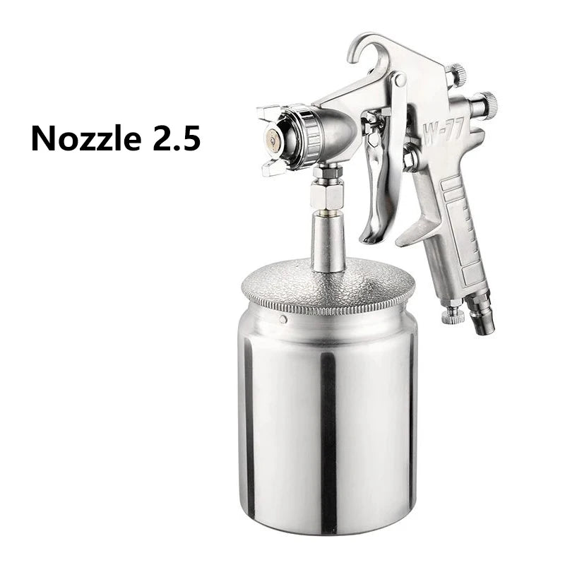 1000ML Pneumatic Spray Gun 2.0/2.5/3.0mm Caliber Nozzle Car / Furniture Spraying Tool for Car DIY Craft Projects / Paint Sprayer