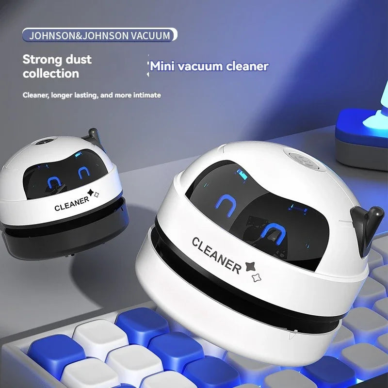 Desktop Vacuum Cleaner Mini Wireless Cleaner Student Stationery Gift Home Portable Rechargeable Desktop Cleaner - Chic Cart