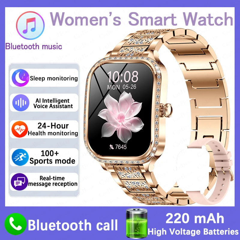 New For HUAWEI FIT3 Smart Watch Women 1.75" HD Display Heart Rate Sport Fitness IP68 Waterproof BT Call Smartwatch For Lady Gift - Chic Cart