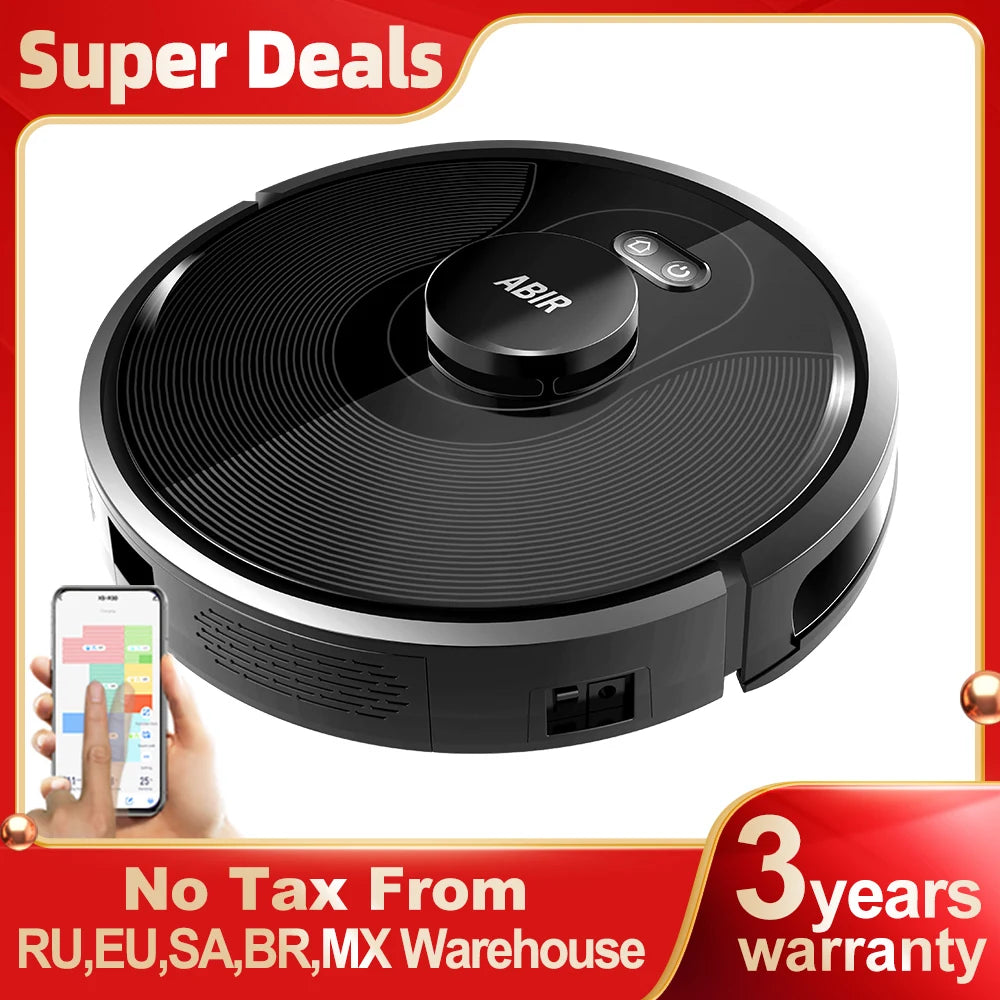 Robot Vacuum Cleaner ABIR X8,Laser Lidar,6500pa Suction,Multi-Floor Map,UV Lamp,TOF Wisdom,APP Restricted Area,Smart Home Mop Chic Cart Online Shopping Affordable Prices Gaming Monitors Australia Graphic Cards for Sale Clothing and Shoes OnlineKitchen Accessories StorePet Supplies AustraliaPhone Accessories OnlineElectric ScootersVR Headsets for GamingWatches Online StoreSecure PaymentsInternational ShippingAustralian Online StoreShop Electronics and Fashion