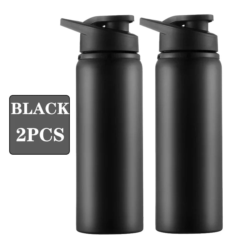 Portable Stainless Steel Water Bottle Bicycle Riding Drinking Water Bottle Outdoor Sport Travel Mug Metal Stainless Steel Bottle - Chic Cart