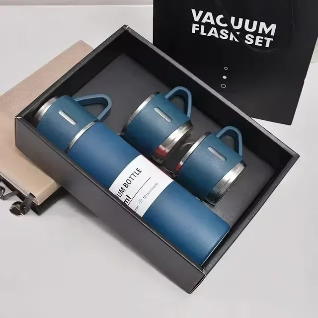 Stainless Steel Vacuum Insulated Bottle, Portable Bottle, Office Gift Set, Business Style Coffee Mug, Thermal Mug, 500ml, 304 - Chic Cart