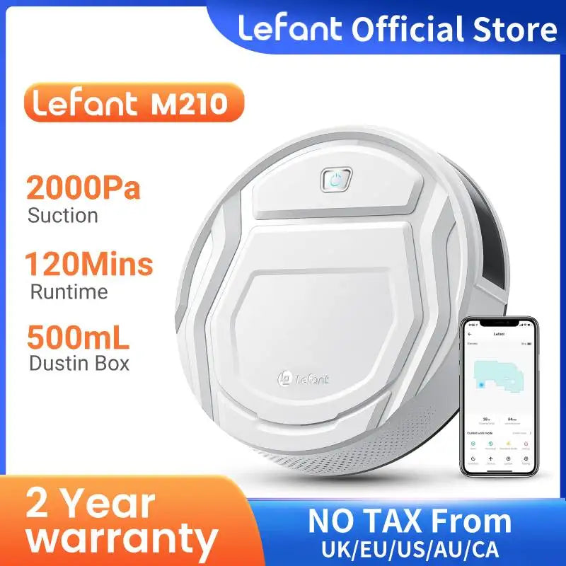 Lefant M210 Robot Vacuum Cleaner,120 Mins Runtime, Automatic Self-Charging,Wi-Fi/App/Alexa Control,smart Home appliance Chic Cart Online Shopping Affordable Prices Gaming Monitors Australia Graphic Cards for Sale Clothing and Shoes OnlineKitchen Accessories StorePet Supplies AustraliaPhone Accessories OnlineElectric ScootersVR Headsets for GamingWatches Online StoreSecure PaymentsInternational ShippingAustralian Online StoreShop Electronics and Fashion