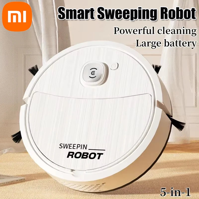 Xiaomi 5In1 Smart Sweeping Robot Wireless Vacuum Cleaner Sweeping Suction Mopping Cleaning Machine Home Appliance Kitchen Robots - Chic Cart