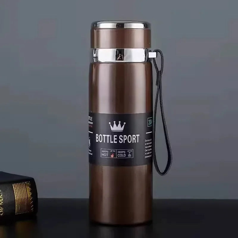 Thermal Water Bottle Keep Cold and Hot Water Bottle Thermos for Coffee Tea Vacuum Flasks Stainless Steel Thermos Bottle gifts - Chic Cart