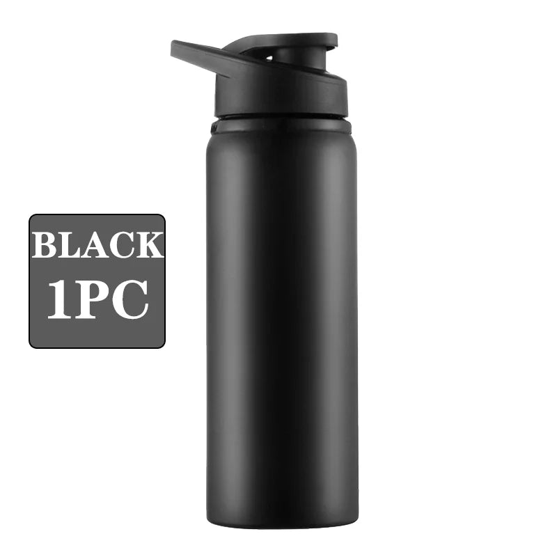 Portable Stainless Steel Water Bottle Bicycle Riding Drinking Water Bottle Outdoor Sport Travel Mug Metal Stainless Steel Bottle - Chic Cart