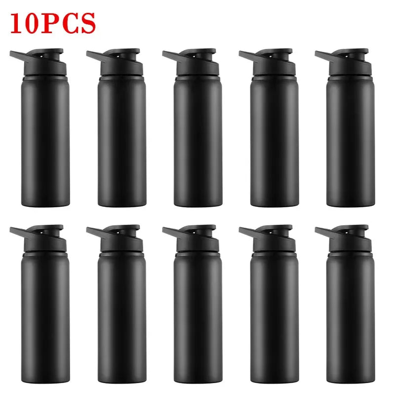 15PCS Stainless Steel Water Bottle Bicycle Riding Drinking Water Bottle Outdoor Sport Travel Mug Metal Stainless Steel Bottle - Chic Cart