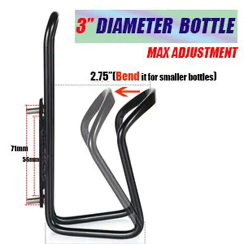 Bicycle Bottle Holder Aluminum Alloy Cycling Bicycle Drink Water Bottle Rack Holder Mount for Mountain Folding Bike Cage - Chic Cart