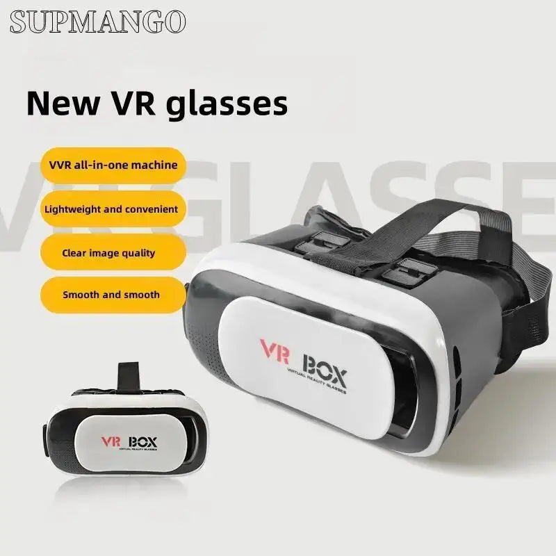 3D VR Glasses Headset Head-Mounted Adjustable VR For 4.7-6.1 Inches Android Smart Phones Virtual Reality Movie Game Helmet - Chic Cart