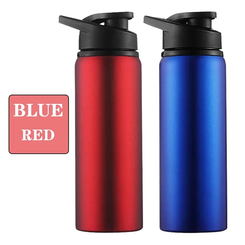 15PCS Stainless Steel Water Bottle Bicycle Riding Drinking Water Bottle Outdoor Sport Travel Mug Metal Stainless Steel Bottle - Chic Cart