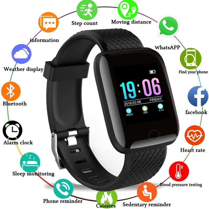 116plus Smart Watch Men Women Fitness Tracker Bracelet Sports Sleep Heart Rate Blood Pressure Monitor smartwatch For Ios Android Chic Cart Online Shopping Affordable Prices Gaming Monitors Australia Graphic Cards for Sale Clothing and Shoes OnlineKitchen Accessories StorePet Supplies AustraliaPhone Accessories OnlineElectric ScootersVR Headsets for GamingWatches Online StoreSecure PaymentsInternational ShippingAustralian Online StoreShop Electronics and Fashion