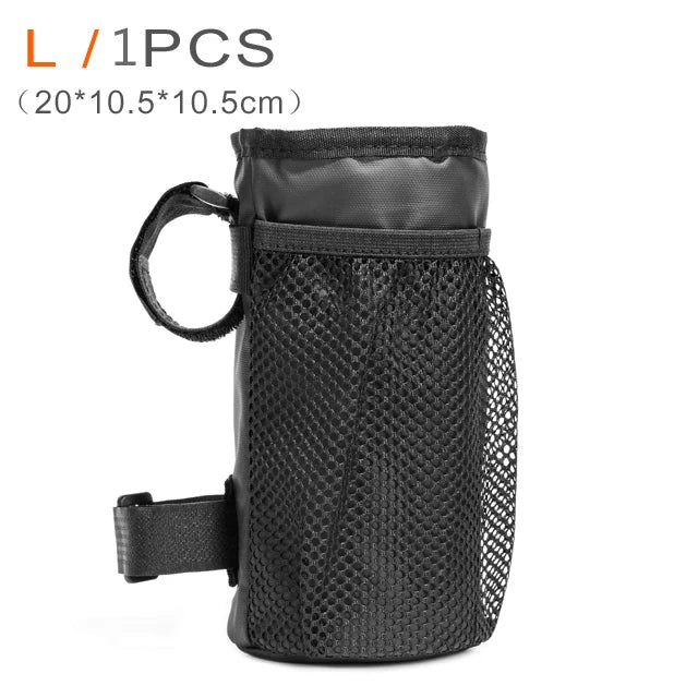 NEWBOLER Bicycle Bag Cycling Water Bottle Carrier Pouch MTB Bike Insulated Kettle Bag Riding Handlebar Bag Bicycle Accessori - Chic Cart