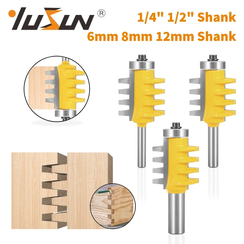 YUSUN Joint Bit Router Bit Alloy Tungsten Carbide Cutters Woodworking Milling Cutter For Wood Bit Face Mill End Mill Tools