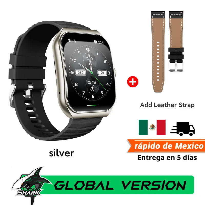 Black Shark Watch GT3 Global Version 1.96'' Curved Display 10 Days Battery Life 24H Health Monitoring 100+ Sport Modes IP68 - Chic Cart