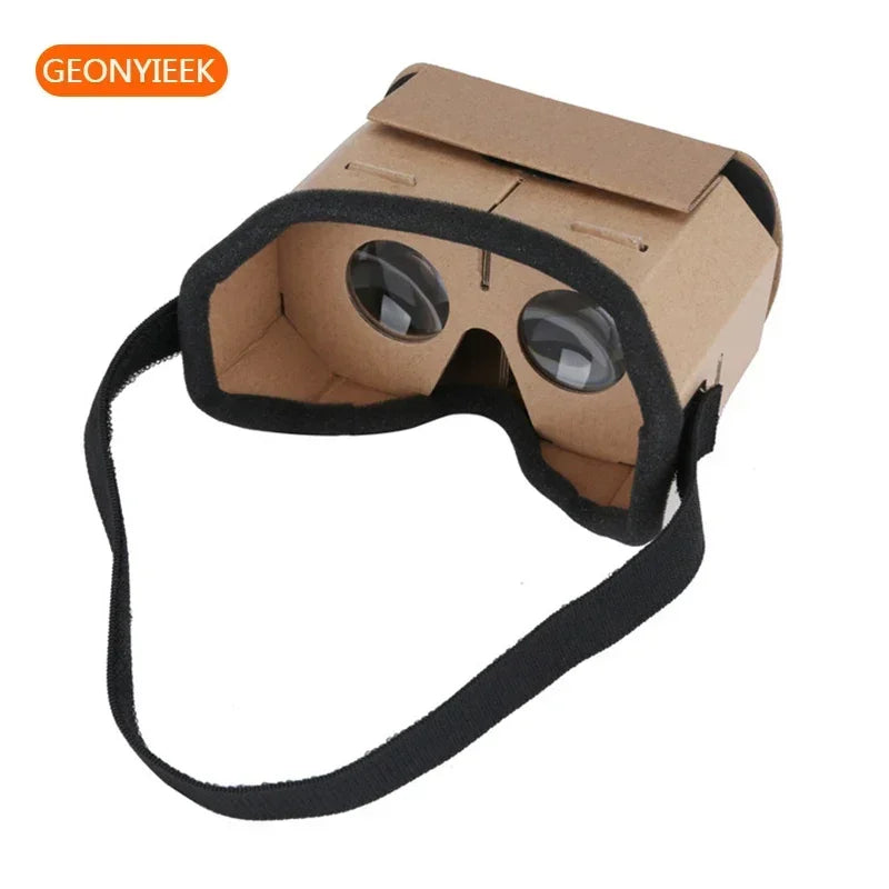 DIY Portable Virtual Reality Glasses for Google Cardboard 3D Glasses 25mm lens VR glasses For SmartPhones For Iphone X 7 8 VR - Chic Cart