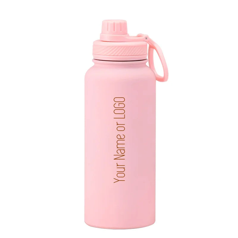 PuraCool Personalised Water Bottle | 1000ml Large Capacity Tumbler | Customised Thermal Flask | Perfect Gift - Chic Cart