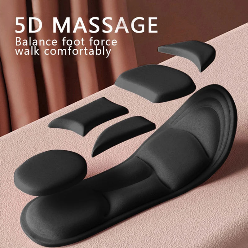 5D Massage Memory Foam Insoles For Shoes Sole Breathable Cushion Sport Running Insoles For Feet Orthopedic Insoles - Chic Cart