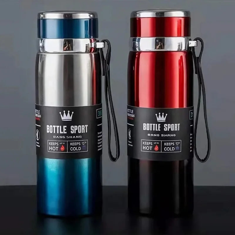 1L Thermal Water Bottle Keep Cold and Hot Thermos for Water Tea Coffee Vacuum Flasks Stainless Steel Thermos Bottle - Chic Cart