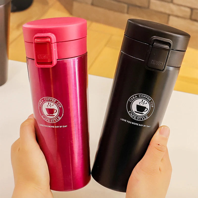 Thermal Mug Double Wall 304 Stainless Steel Coffee Cup Vacuum Flask Thermos Water Bottle Tea Coffee Leak-proof Thermos Mug - Chic Cart