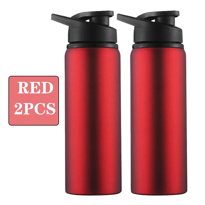 15PCS Stainless Steel Water Bottle Bicycle Riding Drinking Water Bottle Outdoor Sport Travel Mug Metal Stainless Steel Bottle - Chic Cart