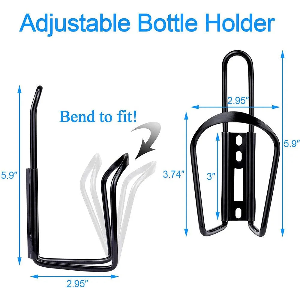 Bicycle Bottle Holder Aluminum Alloy Cycling Bicycle Drink Water Bottle Rack Holder Mount for Mountain Folding Bike Cage - Chic Cart