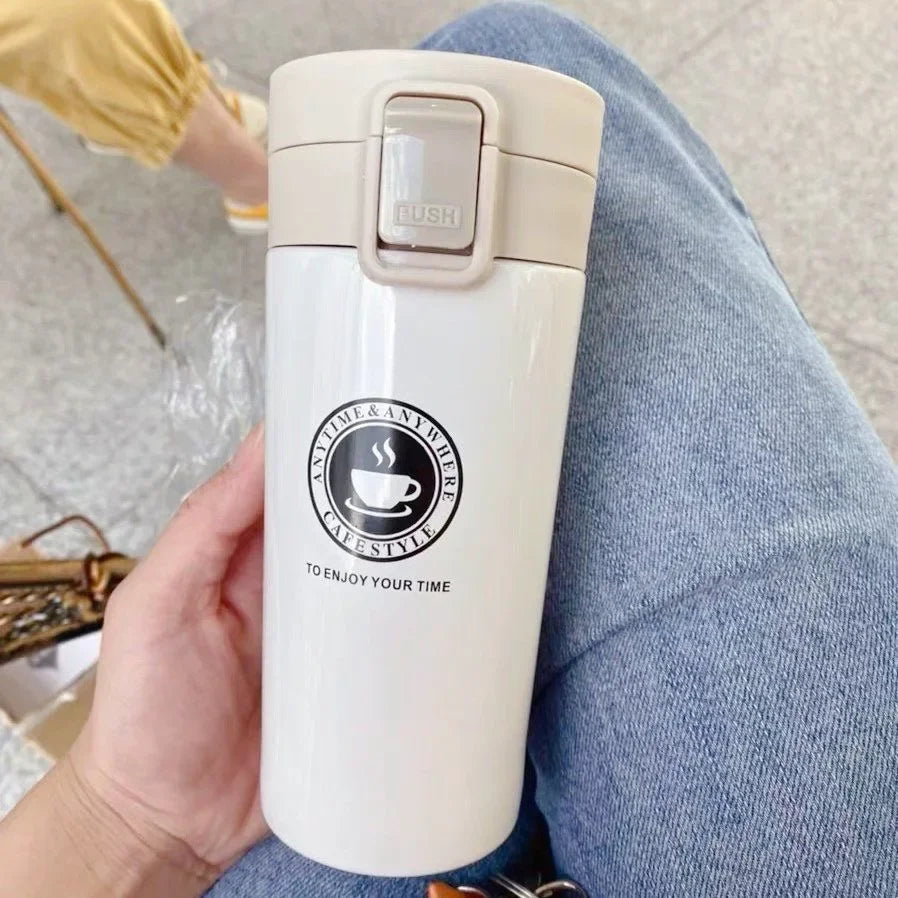 Cafe Car Thermos Mug for Tea Water Coffee Leak_Proof Travel Thermo Cup Coffee Mug 510ML Double Stainless SteelThermo ﻿ - Chic Cart