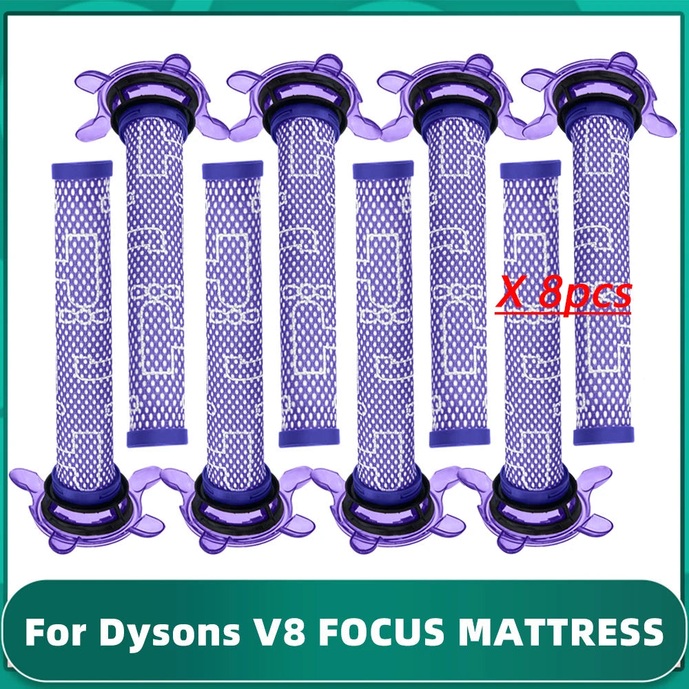 For Dysons V8 FOCUS MATTRESS Vacuum Cleaner Pre Post Filter Replacement Spare Parts Accessories Kits - Chic Cart